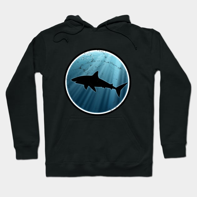 Great White Shark Hoodie by NicGrayTees